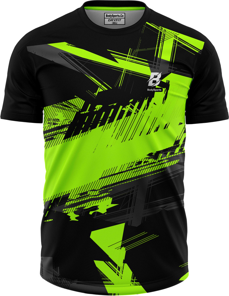 Black green t shirt online