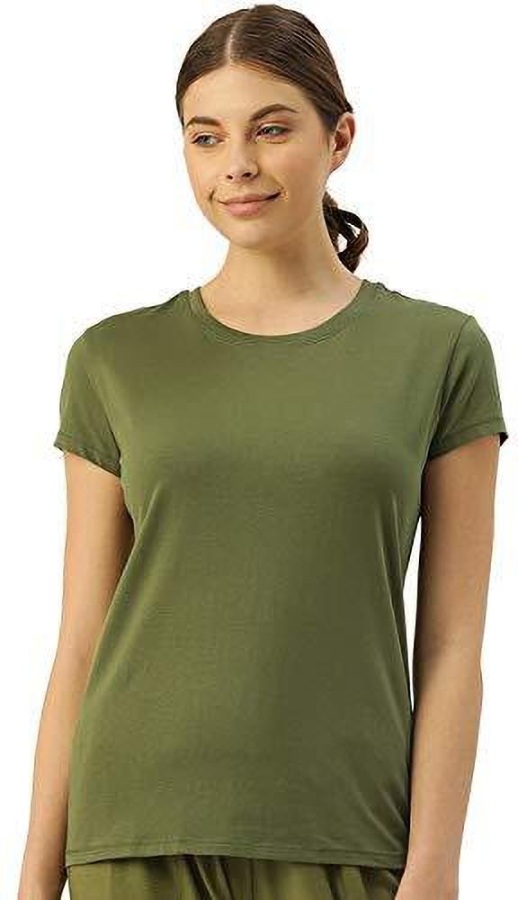 Half Sleeve Light Green Women T-Shirt, Casual Wear, Size: Small at Rs  175/piece in New Delhi