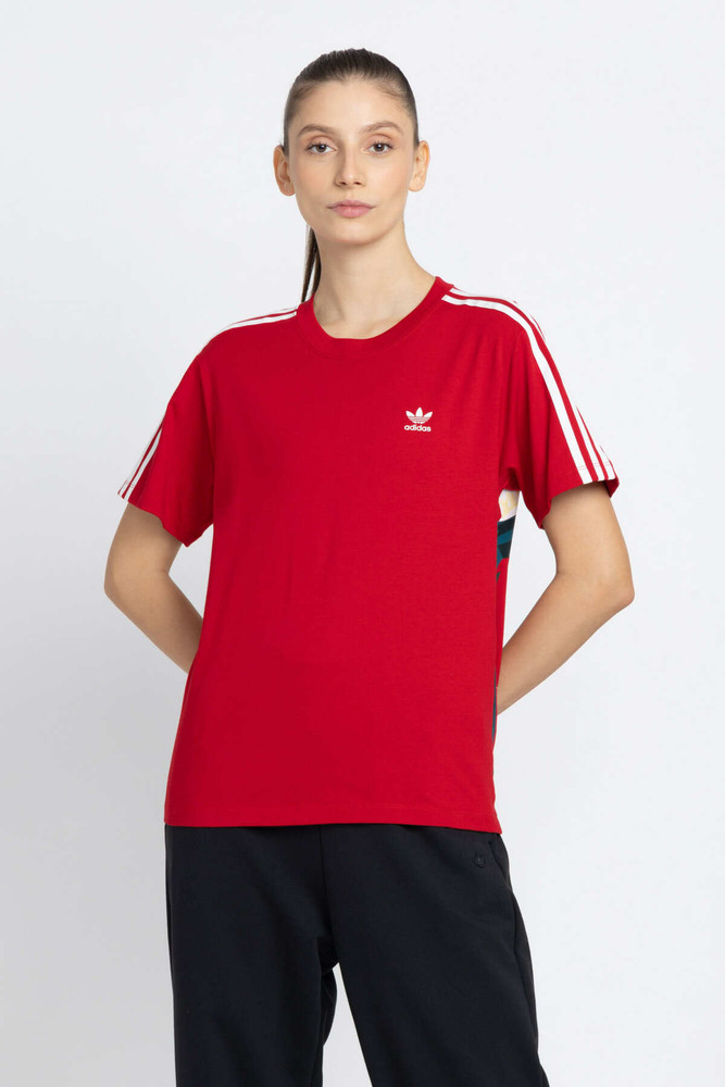 ADIDAS ORIGINALS Printed Women Crew Neck Red T Shirt Buy ADIDAS