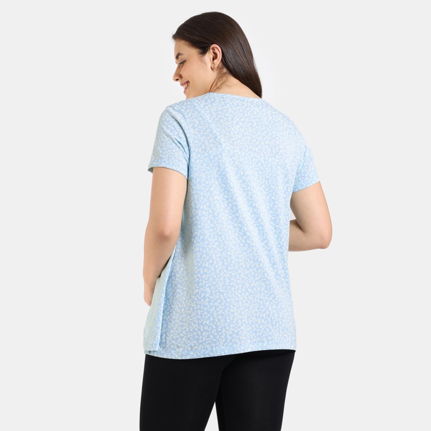 Buy online Round Neck Solid Maternity T-shirt from clothing for Women by  Zivame for ₹659 at 45% off