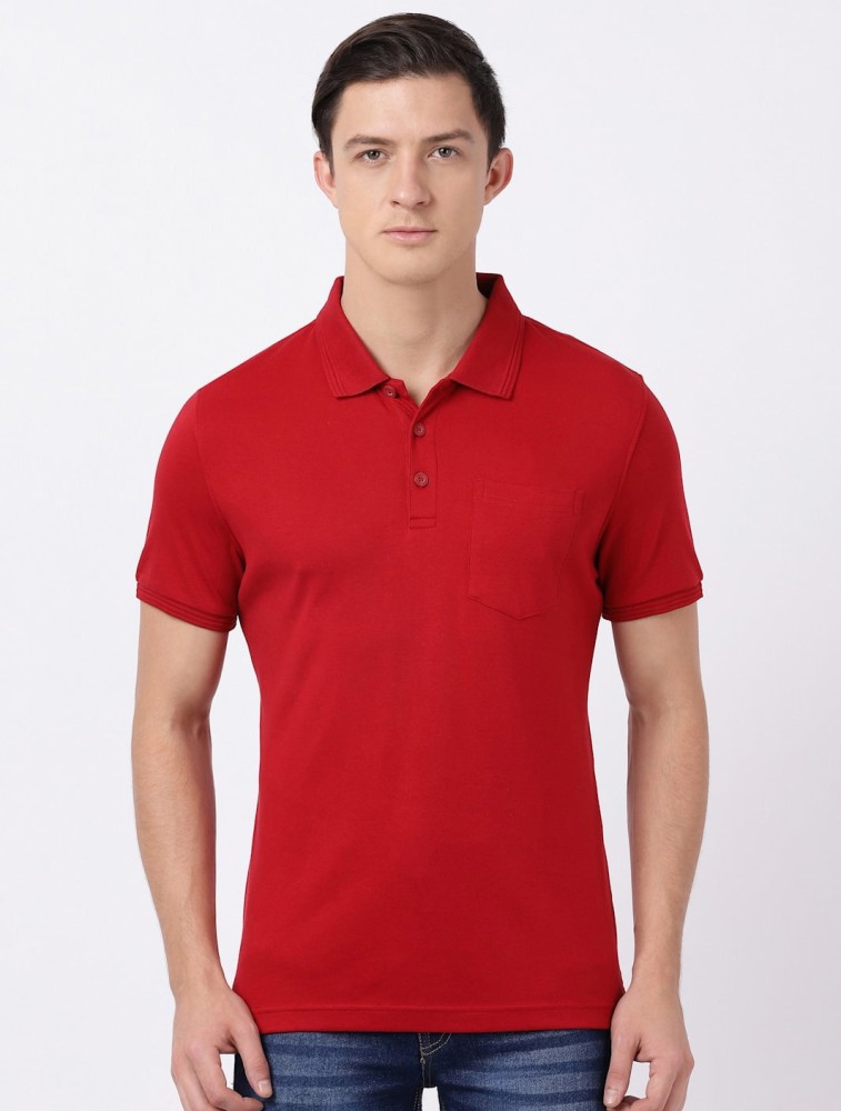 JOCKEY Solid Men Polo Neck Red T Shirt Buy JOCKEY Solid Men Polo Neck Red T Shirt Online at Best Prices in India Flipkart