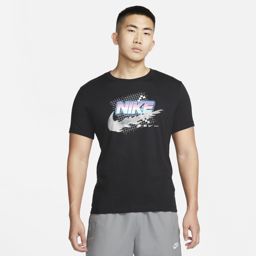 Nike Sportswear Multi Logo T-Shirt - FD0829-010 - Black