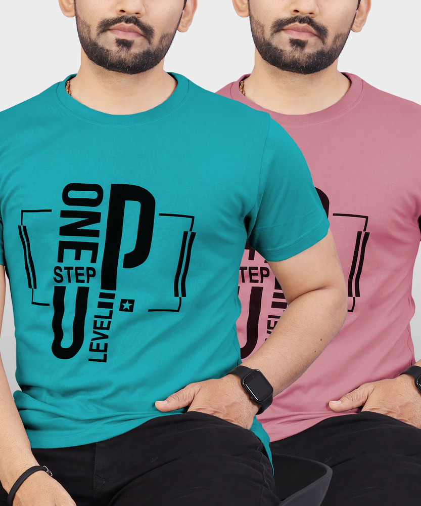 VeBNoR Printed Men Round Neck Blue Pink T Shirt Buy VeBNoR Printed Men Round Neck Blue Pink T Shirt Online at Best Prices in India Flipkart