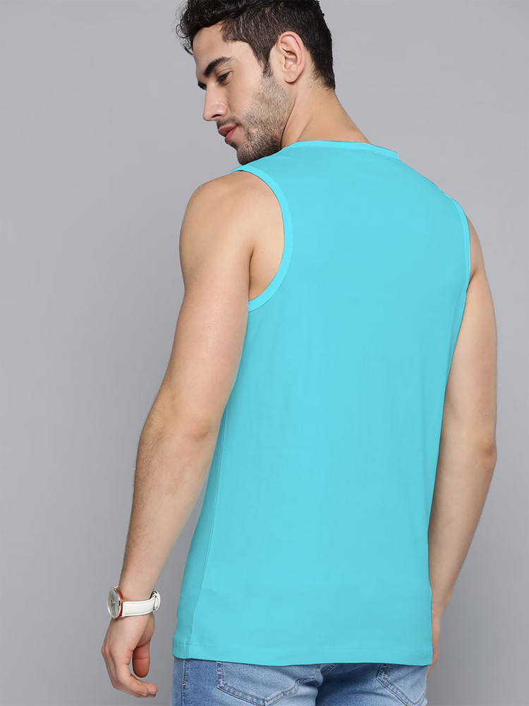 VV Clothing Printed Men Round Neck Blue T Shirt Buy VV Clothing