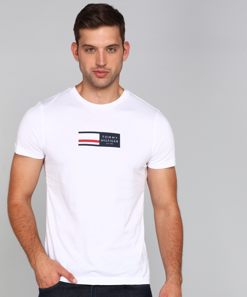 Tommy hilfiger t shirt deals mens white