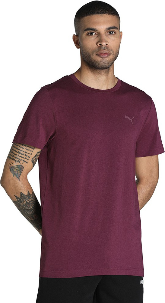 Burgundy puma t shirt top
