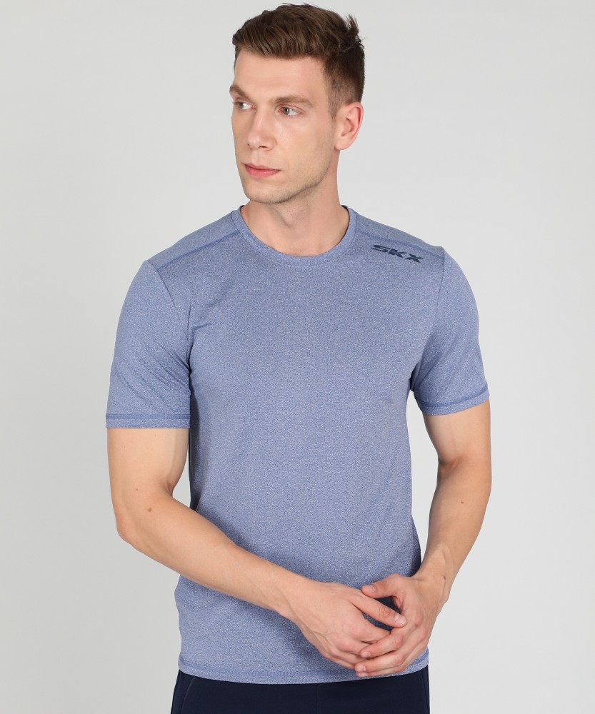 Skechers t sale shirt mens blue