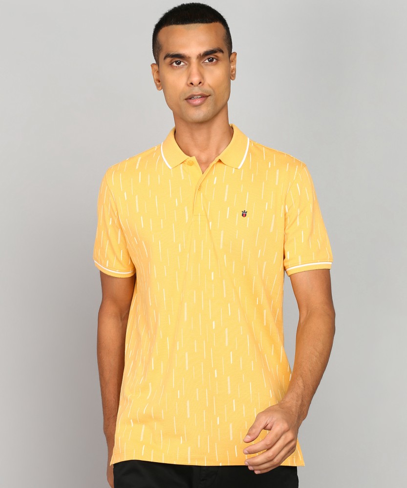 Buy Louis Philippe Yellow T-Shirt at