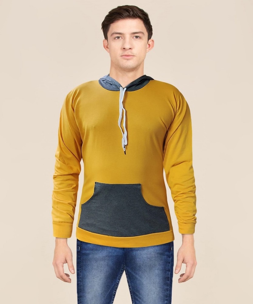 Kushal Enterprises Solid Men Hooded Neck Yellow T Shirt Buy Kushal Enterprises Solid Men Hooded Neck Yellow T Shirt Online at Best Prices in India Flipkart