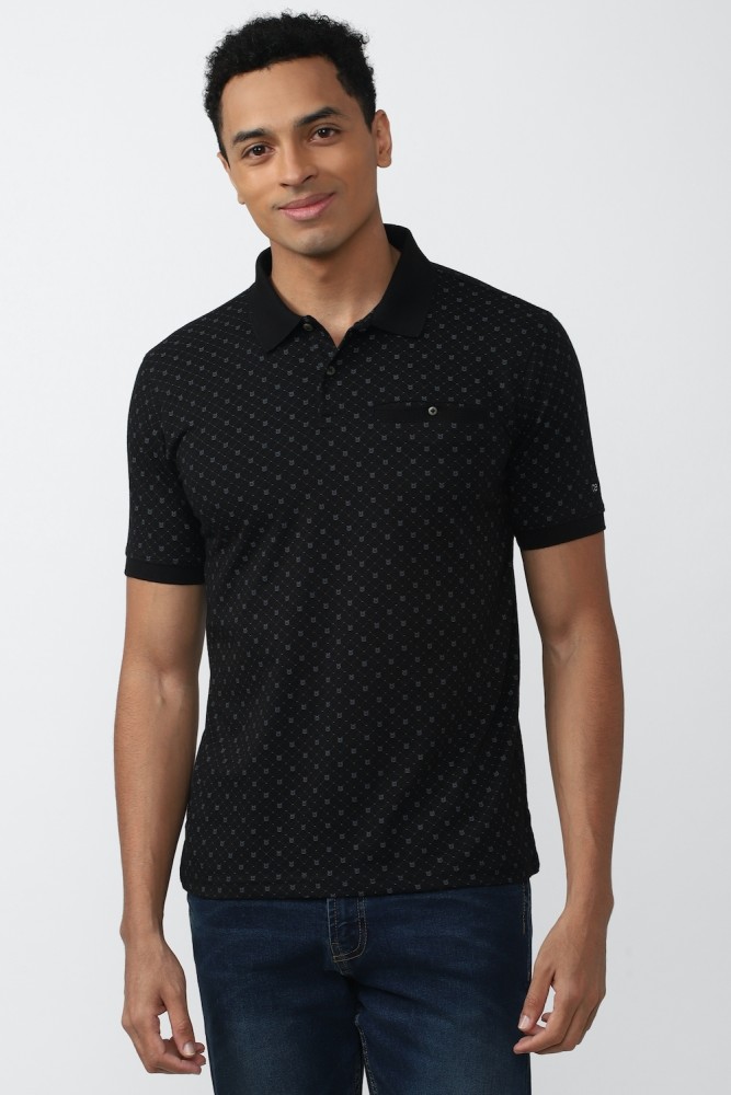 PETER ENGLAND Printed Men Polo Neck Black T Shirt Buy PETER ENGLAND Printed Men Polo Neck Black T Shirt Online at Best Prices in India Flipkart