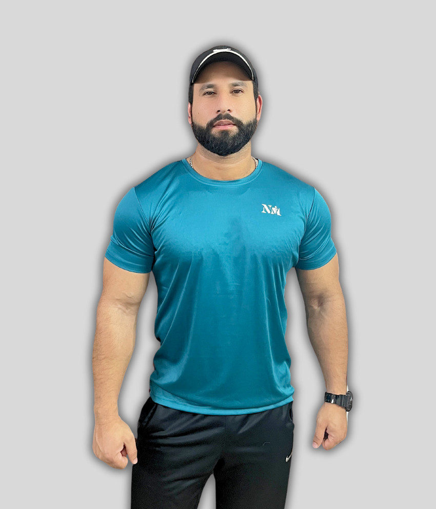 sports tshirts Solid Men Round Neck Blue T Shirt Buy sports tshirts Solid Men Round Neck Blue T Shirt Online at Best Prices in India Flipkart