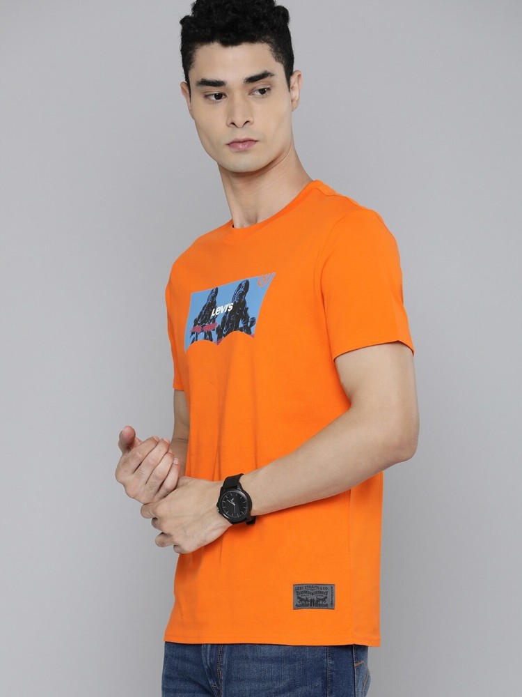 Levi's orange store t shirt