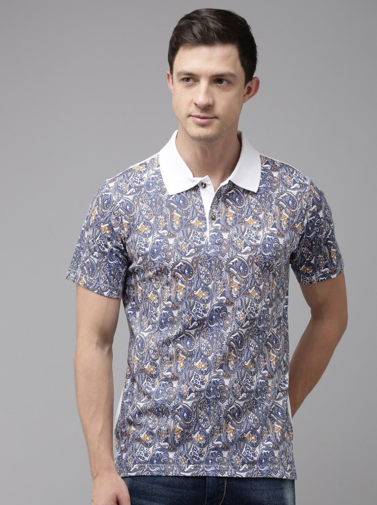 Floral polo t clearance shirt