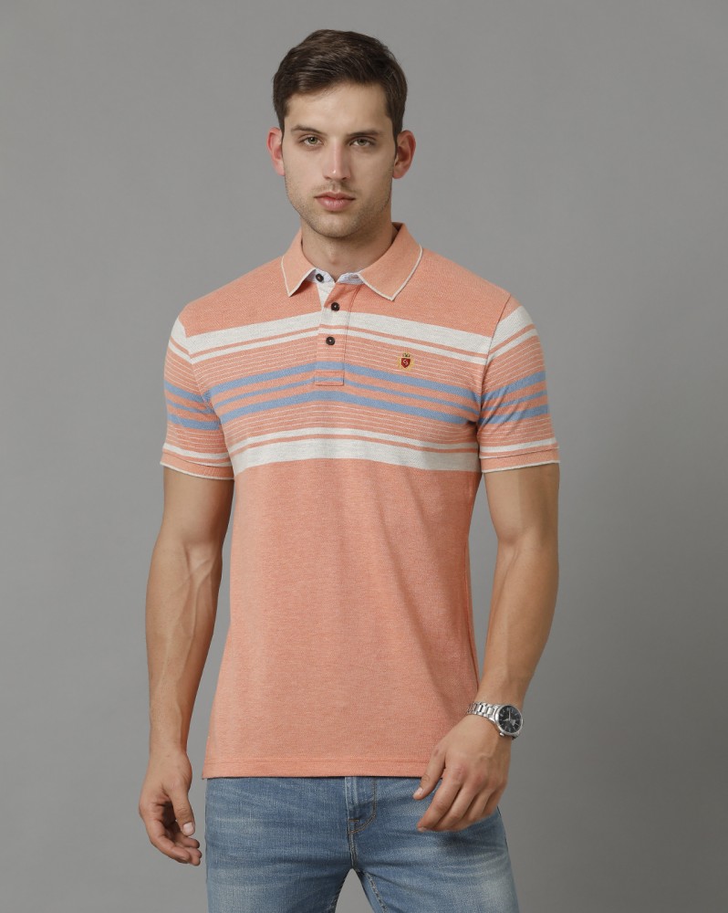 Classic Polo Striped Men Polo Neck Orange T Shirt Buy Classic Polo Striped Men Polo Neck Orange T Shirt Online at Best Prices in India Flipkart