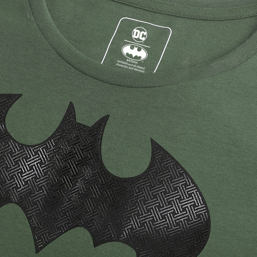 Batman by Free Authority Graphic Print Men Round Neck Green T