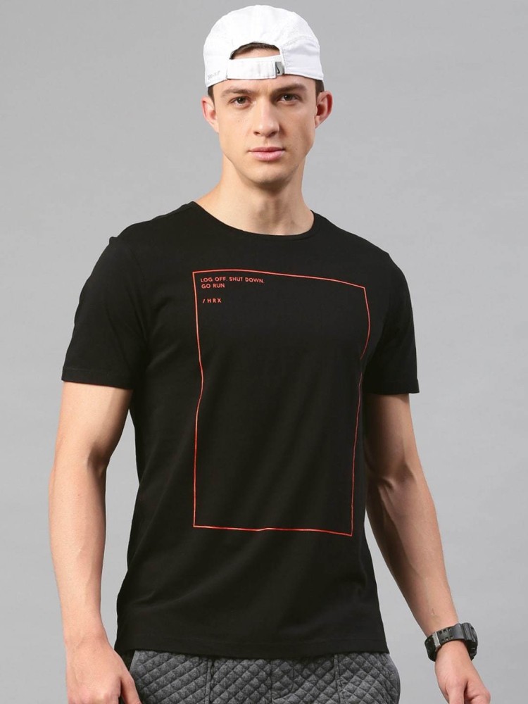 Buy HRX By Hrithik Roshan Men Red Printed Reversible Training T Shirt -  Tshirts for Men 15289166