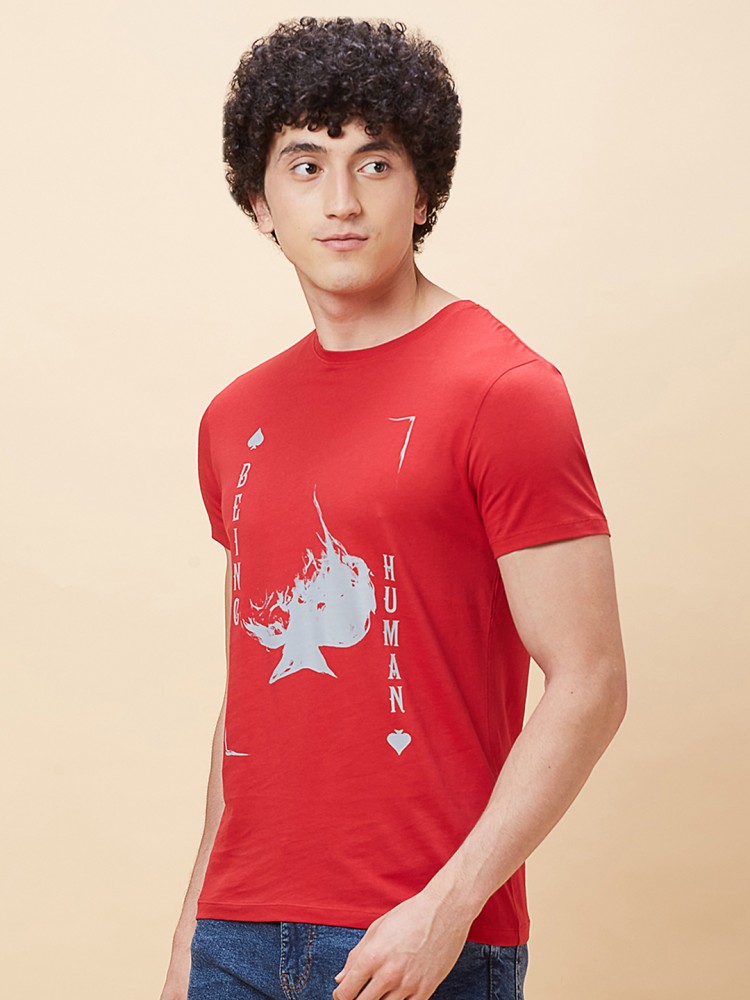 Being human 2025 red t shirt