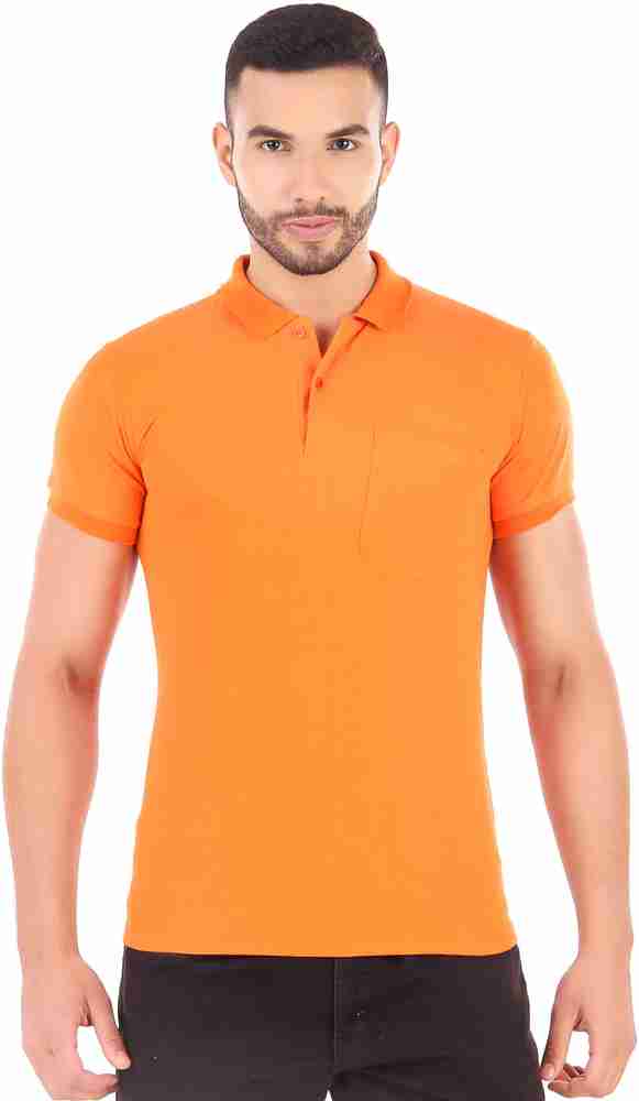 Orange polo t shirt online