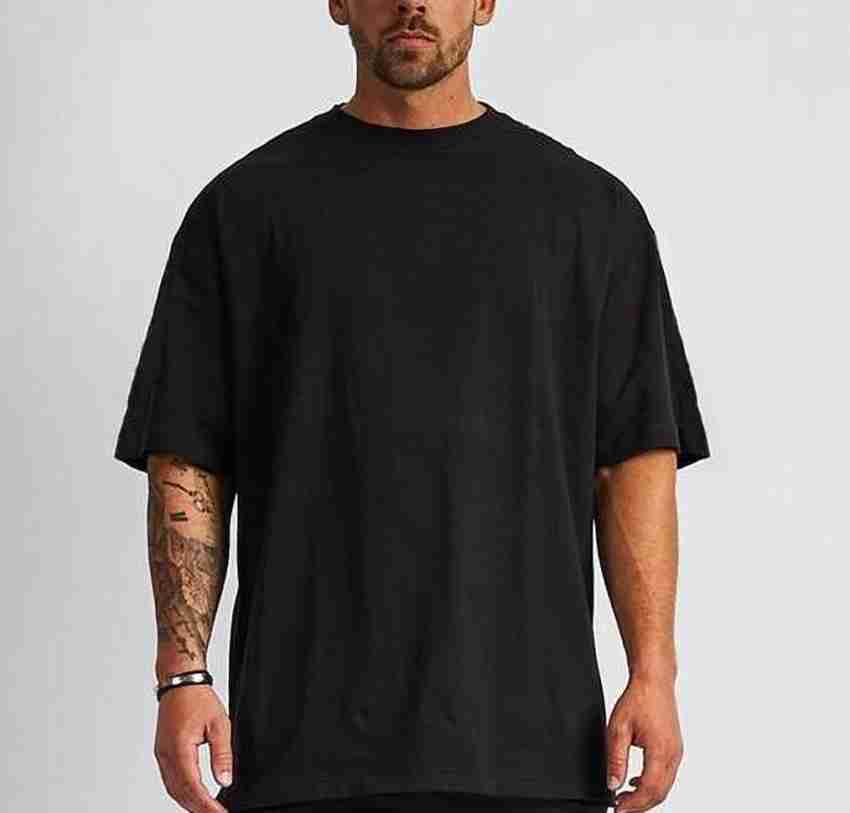 Next Level Men's Black Unisex Pocket Crew T-Shirt