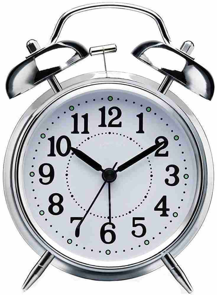 Tipbit Analog Table Alarm Clock Twin Bell Alarm Clock for Home & Office  Table Watch Analog Clock Price in India - Buy Tipbit Analog Table Alarm  Clock Twin Bell Alarm Clock for