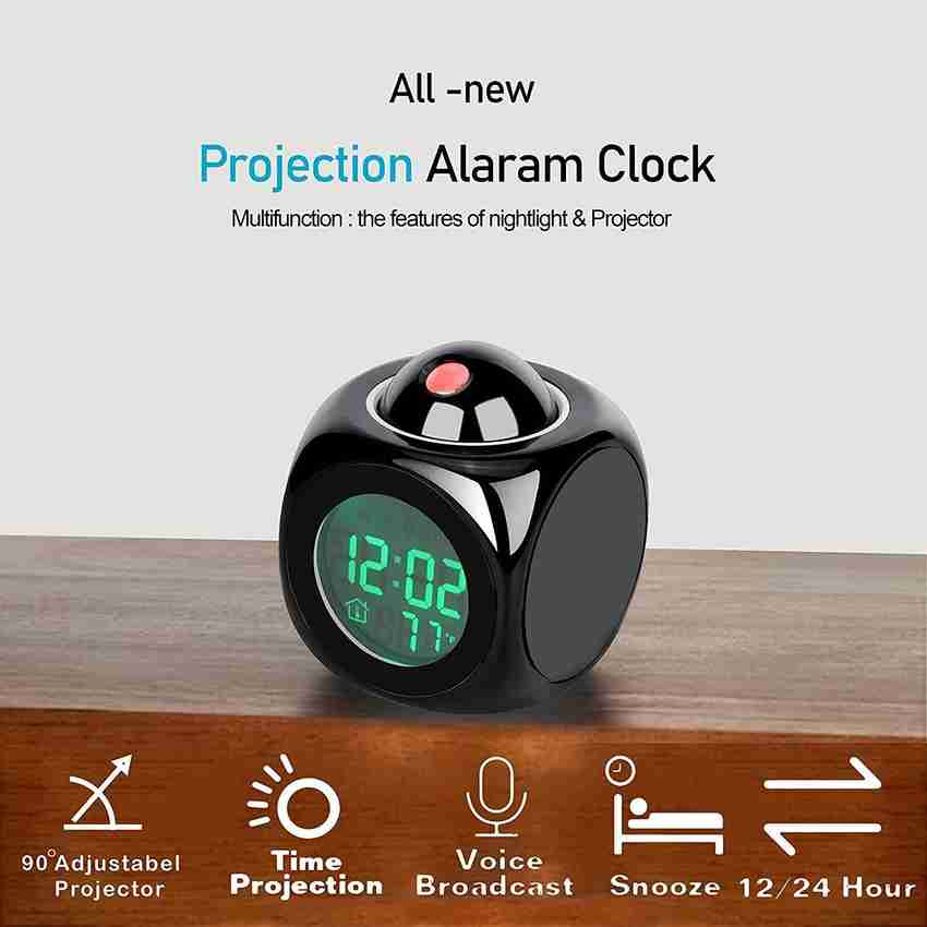 Voltegic Digital Black Clock Price in India Buy Voltegic Digital