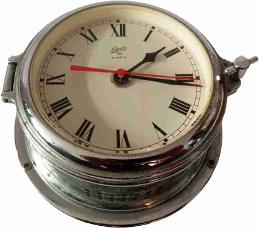 Vintage Original Maritime Slave Brass Clock Nautical Ship Polaris Quartz  Clocks