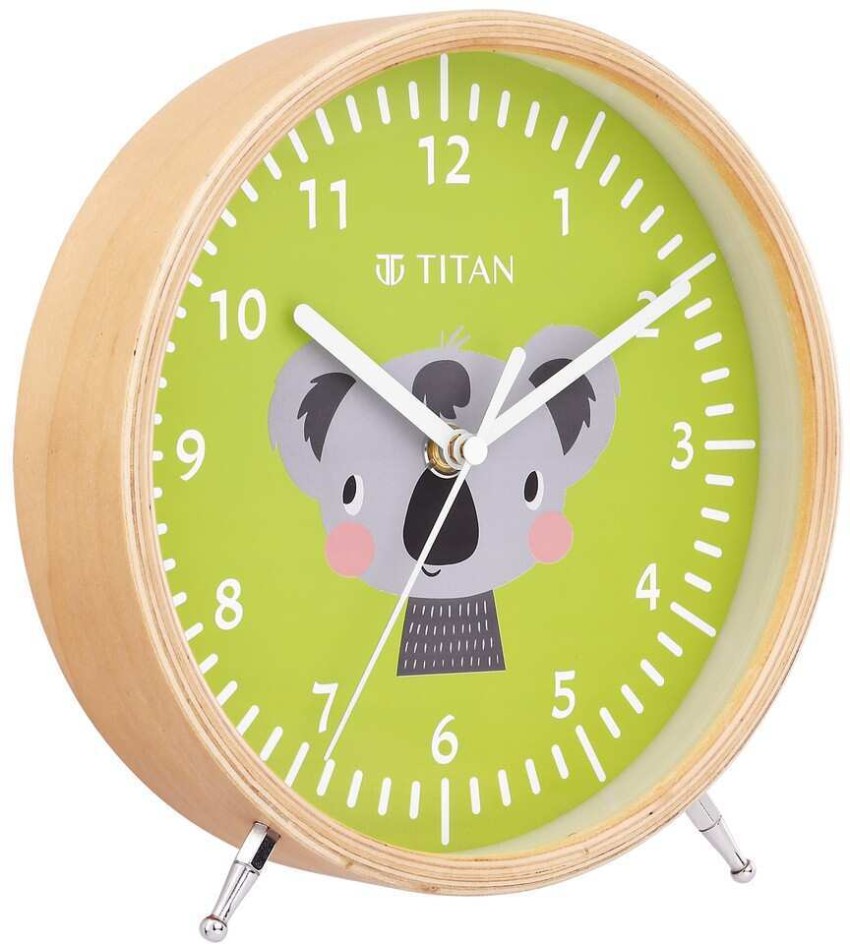 Titan Analog Brown Clock Price in India Buy Titan Analog Brown Clock online at Flipkart