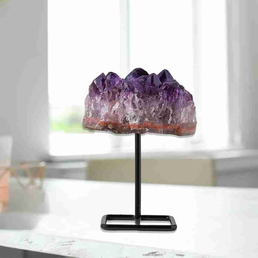 Amethyst cluster table lamp hotsell
