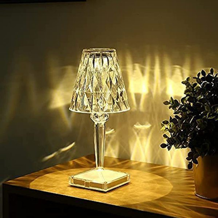 mini crystal table lamp