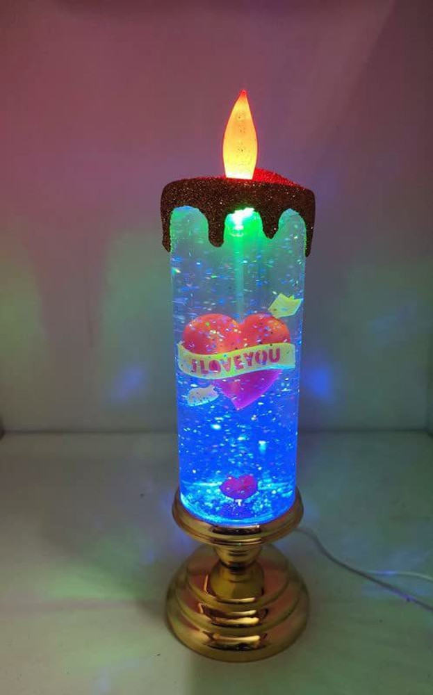 TGNSTORE Tornado Lamp LED Color Changing Battery Operated