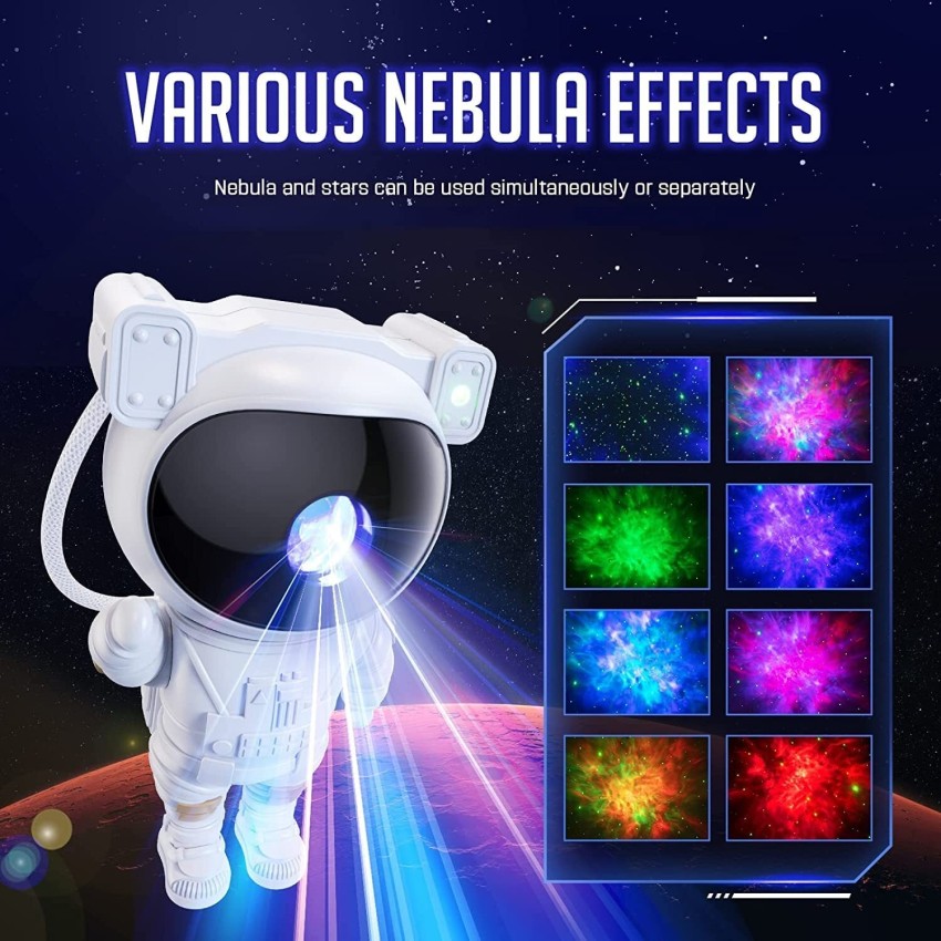 Star Projector Night Light Astronaut LED Projection Lamp with