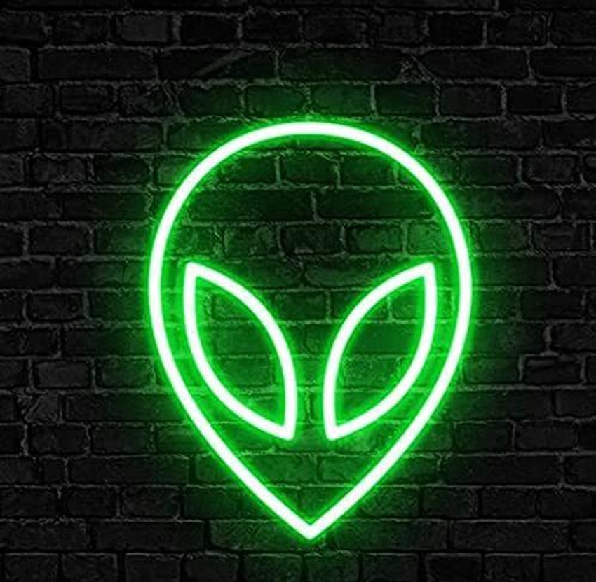AS GLOWSIGNS Alien Green LED Neon Lights Size 13 X 16 inch Night Lamp Price in India Buy AS GLOWSIGNS Alien Green LED Neon Lights Size 13 X 16 inch Night