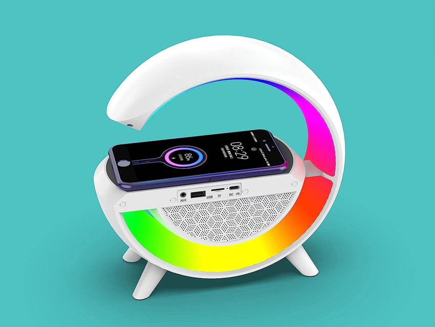 Light with on sale wireless charger