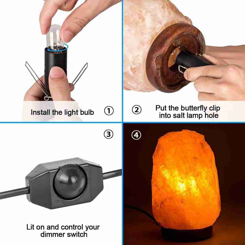 Black salt lamp cheap