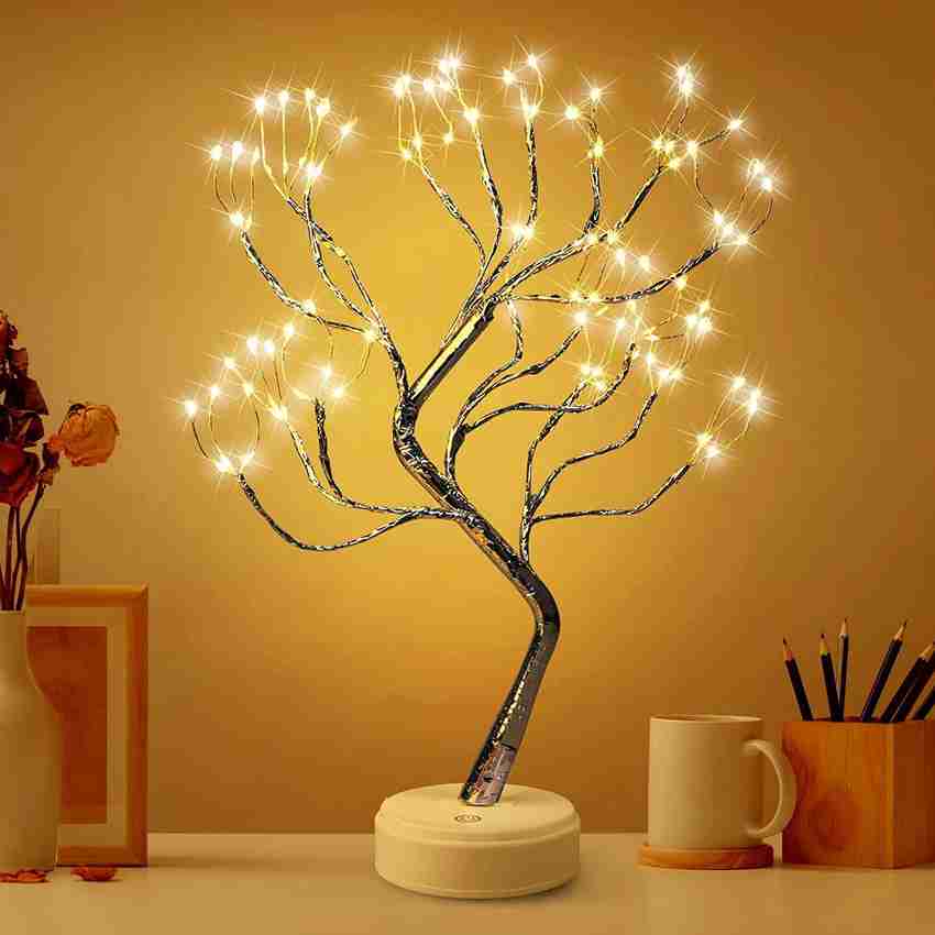 Tabletop Bonsai Tree Light with 72 LED Lights, USB/Battery Touch Switch  Fairy Light with Flower Leaves, Artificial Lighted Tree Lamp for Living  Room