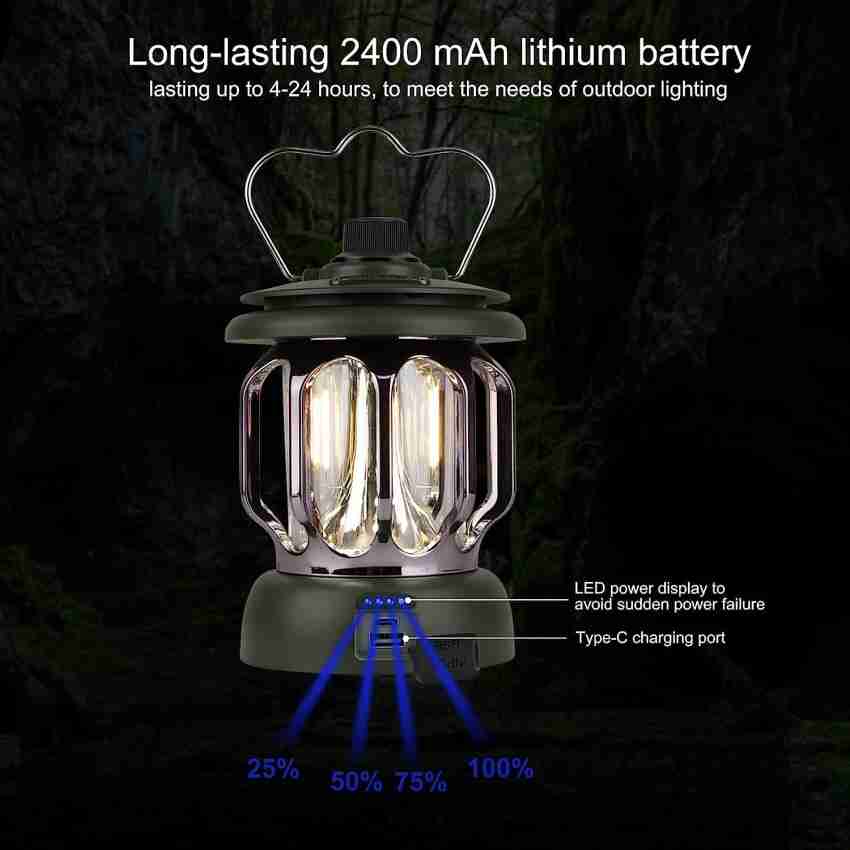 FLIPXEN LED Camping Lantern,Rechargeable Retro Metal Camp Light,Battery  Powered Night Lamp Price in India - Buy FLIPXEN LED Camping Lantern,Rechargeable  Retro Metal Camp Light,Battery Powered Night Lamp online at