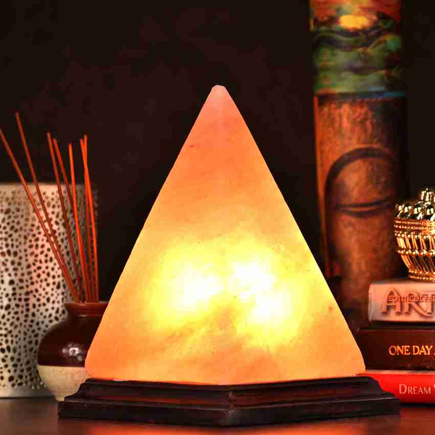 Pyramid rock salt lamp outlet