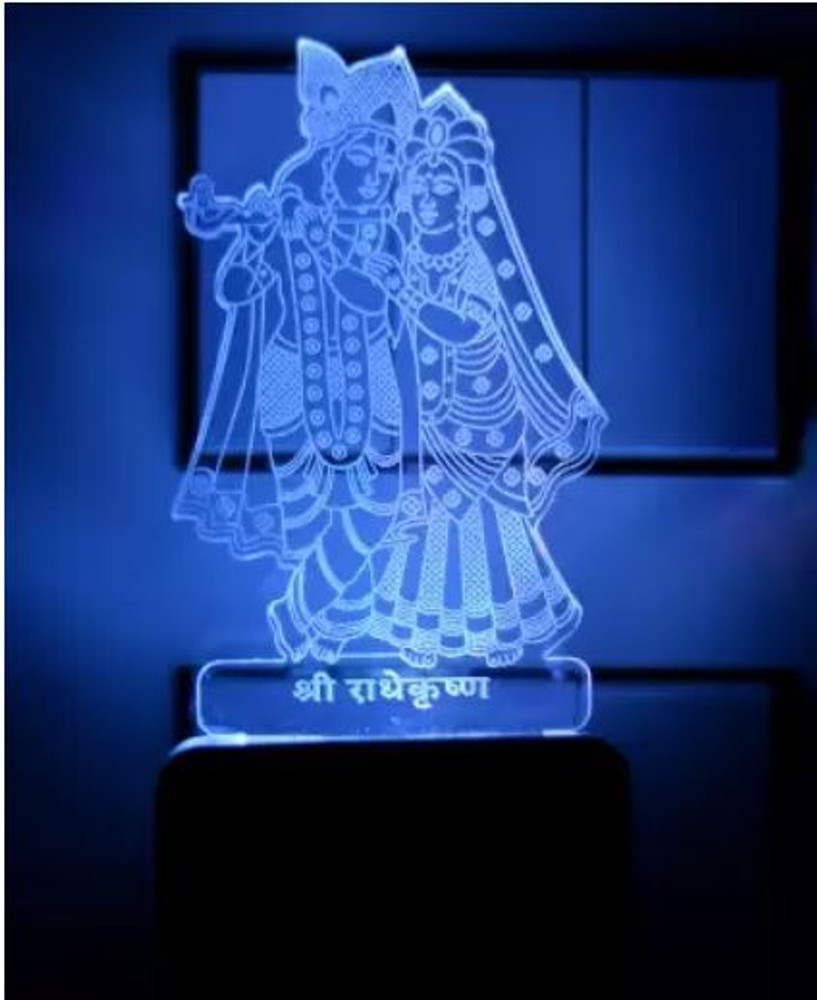 GROWN night light radha and krishna Night Lamp Price in India