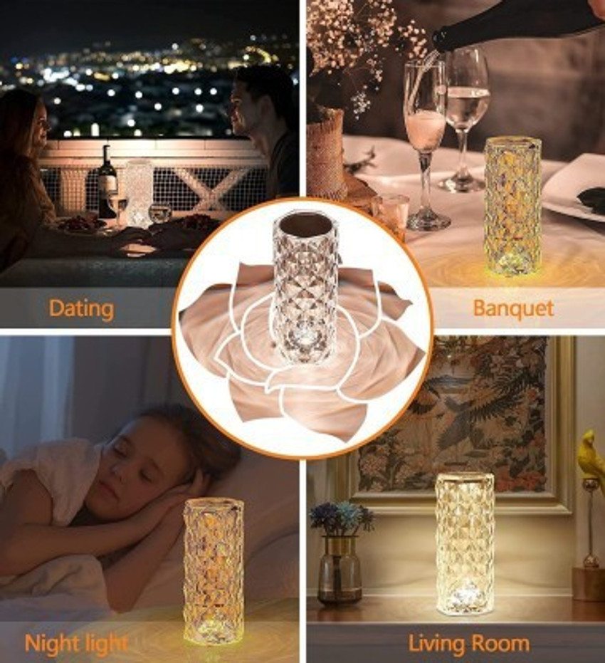 Color changing touch shop lamp