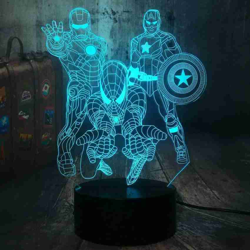 Marvel 3D LED Spiderman Main