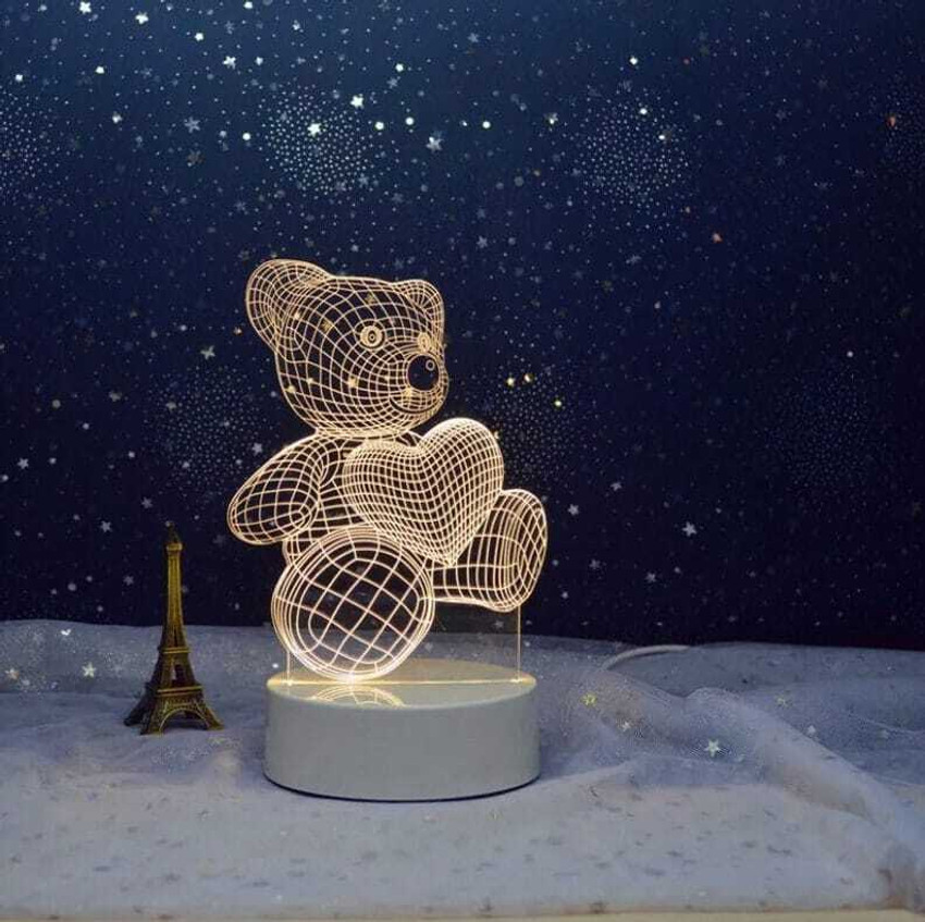 Teddy bear sale 3d night light