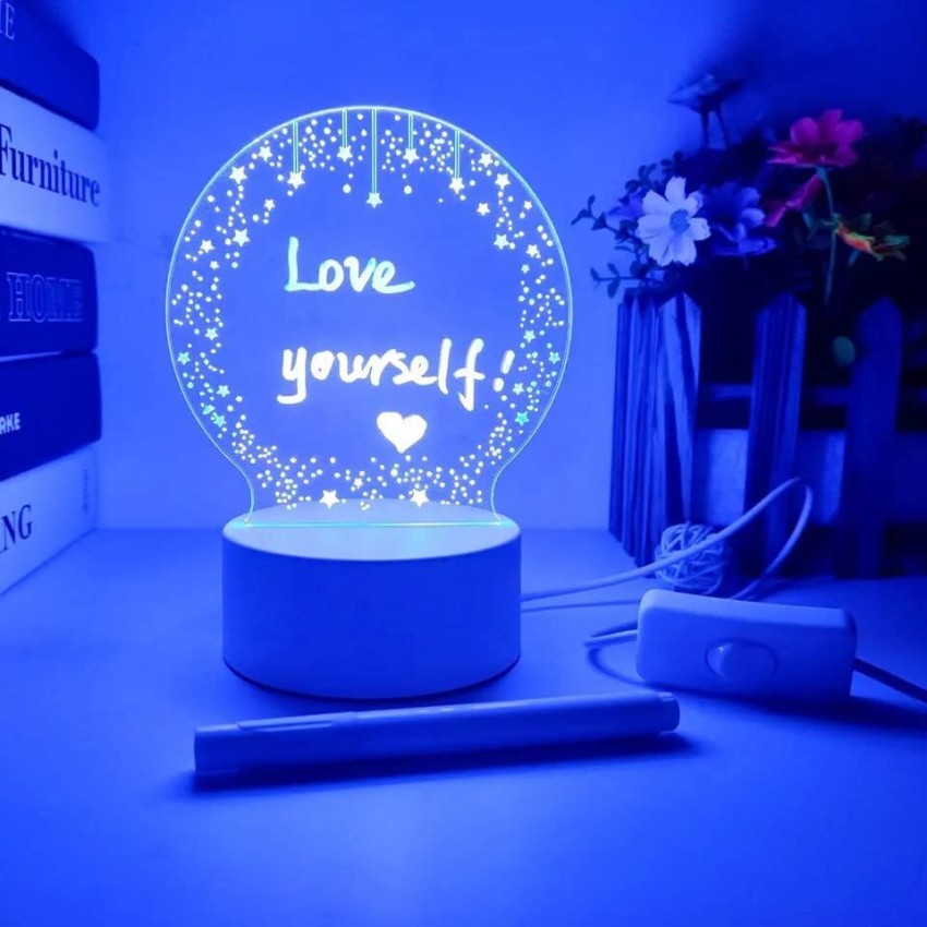 3D Acrylic LED Message Board –