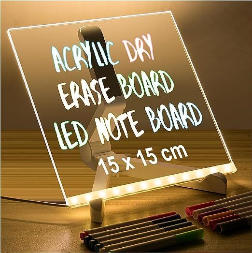 My HomesWorld Acrylic Dry Erase Board with Light up Dry Erase