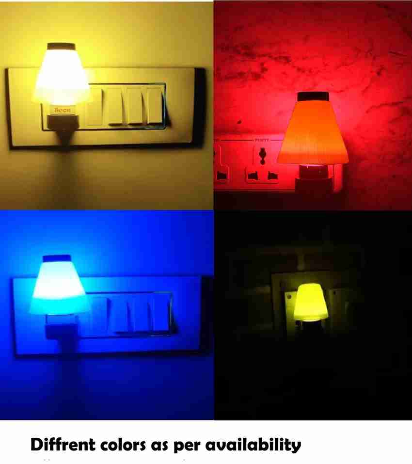 Night lamp for bedroom plug type outlet