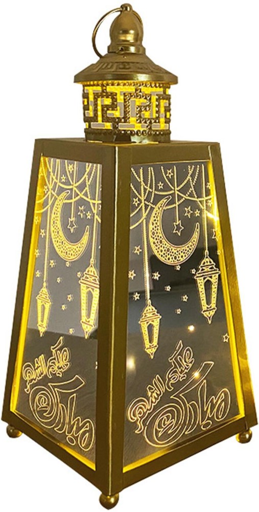 Ramadan Mubarak LED Wind Light Lantern Decoration.