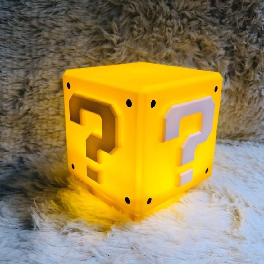 Super Mario Bros. Question Block with Mario Lamp | GameStop