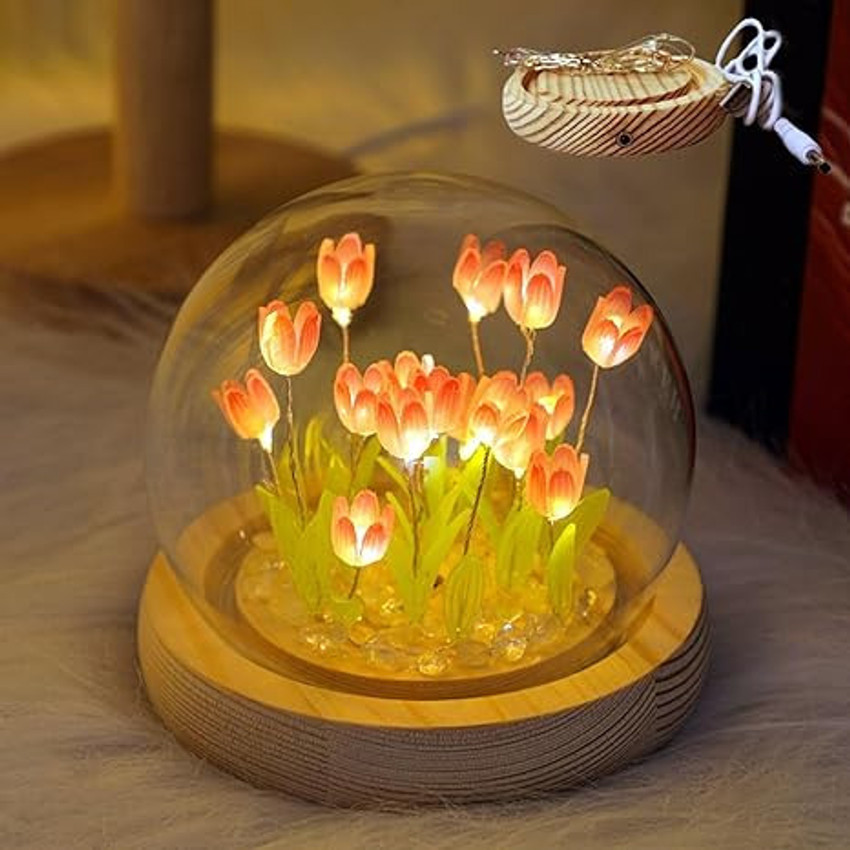 Flower bedside lamp sales