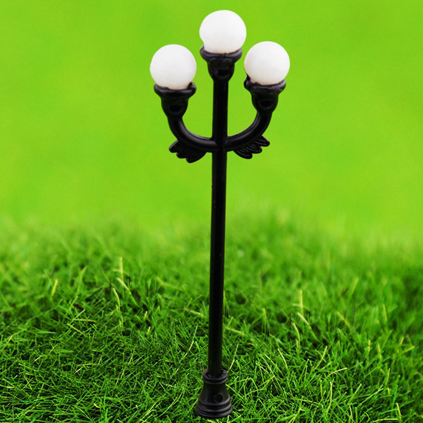 BNF 10 Pieces Mini Street Post Lights Fairy Garden Accessories