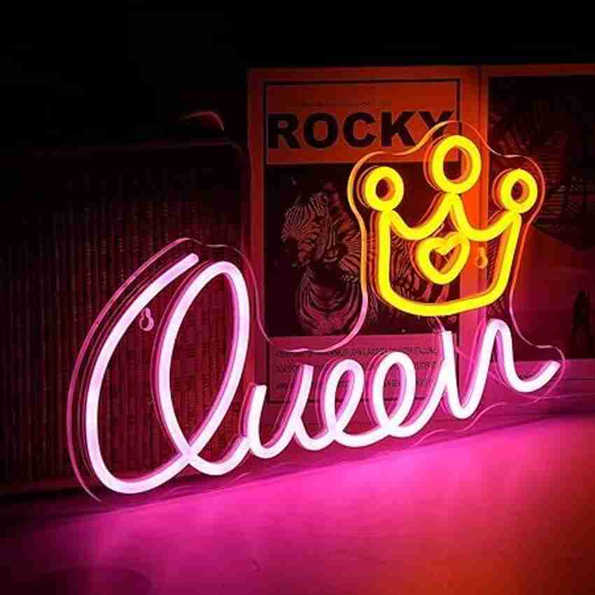 Queen neon hot sale light sign