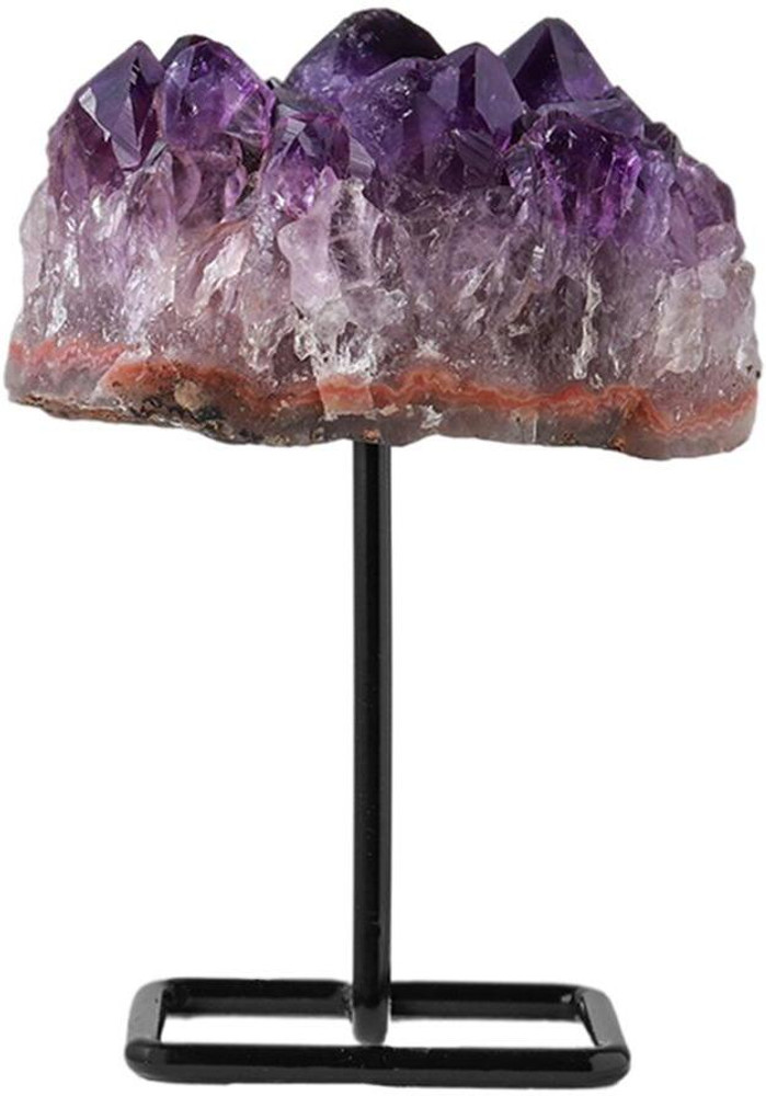 Amethyst cluster table lamp sales